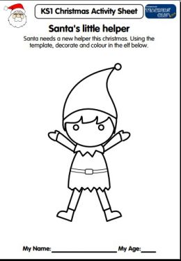 KS1 Christmas Activity Sheet